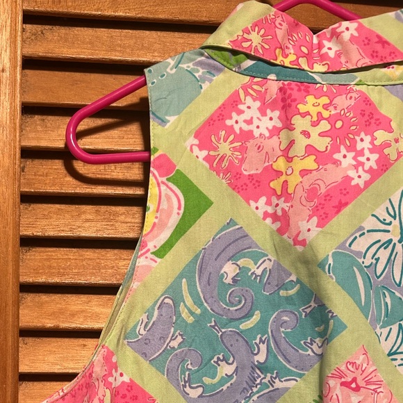 Lilly Pulitzer Colorful Pastel Collared Dress - Picture 14 of 16